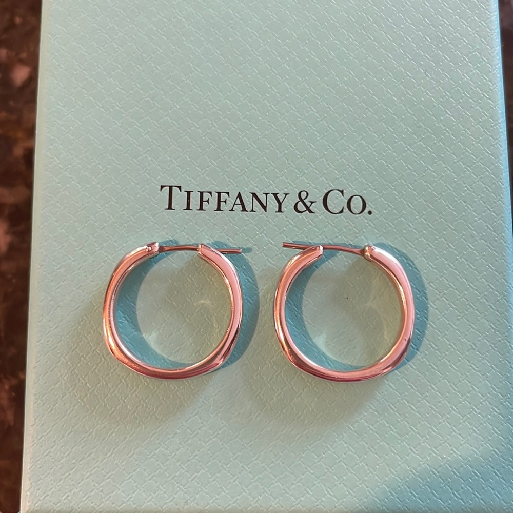 Tiffany & Co. Discontinued Sterling Silver Hoops
